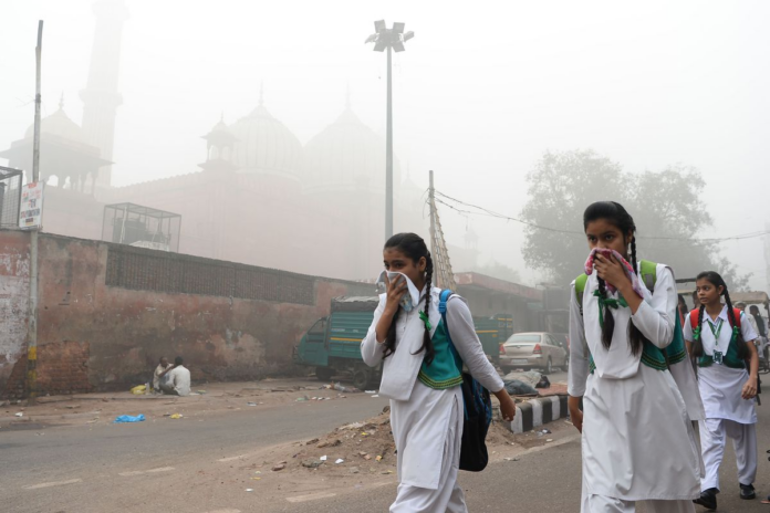 загрязнение воздуха Дели